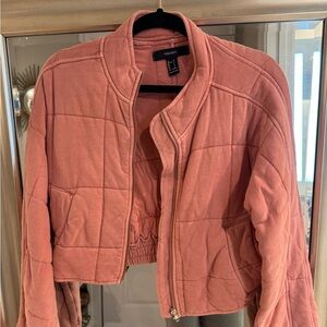 Forever 21 pink coat size smalll